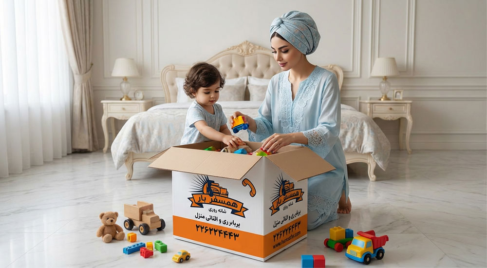 ارائه خدمات تخصصی بسته بندی اثاثیه منزل در تهران | همسفر بار